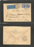 SWEDEN. 1939 (12 Aug) Orebro - Switzerland, St. Gallen (14 Aug) Air Fkd + Fwded Env. Very Nice Usage. - Andere & Zonder Classificatie
