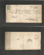 Switzerland. 1879 (7 June) Fraubrunnen - Burgdorf. Registered Fkd Env 25c Green. - Autres & Non Classés