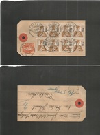 Switzerland - Xx. 1915 (27 Aug) Merlingen - Winterthun. Bag Tag Multiple + Mixed Issues + Cds. Scarce Item. VF. - Autres & Non Classés