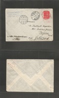 Switzerland - Xx. 1935 (4 Febr) Julierpass. Winter Alpen Post - Payerne, Vaud. Single 20c Fkd Envelope, Red Cancel Cds.  - Autres & Non Classés