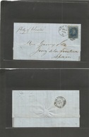 Usa. 1881 (10 June) NYC - Spain, Jerez (the Wine Region Xerez) (25 June) Per City Of Chester. Fkd EL 5c Blue, Cds. Fine. - Sonstige & Ohne Zuordnung