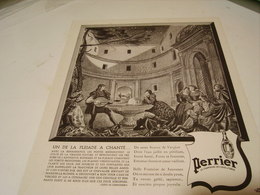 ANCIENNE PUBLICITE UN DE LA PLEIADE A CHANTE  PERRIER  1941 - Perrier