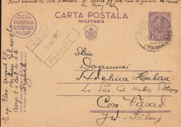 CHARLES II, KING OF ROMANIA, MILITARY PC STATIONERY, ENTIER POSTAL, 1937, ROMANIA - Brieven En Documenten