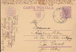 CHARLES II, KING OF ROMANIA, MILITARY PC STATIONERY, ENTIER POSTAL, 1937, ROMANIA - Storia Postale