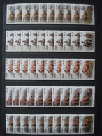 ZAIRE 1994 Nr 1452/1456 X 10 SETS MNH** / COT. 90 € / FAUNA / GARAMBA PARC 1993 BUZIN - Sammlungen