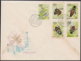 1971-FDC-61 CUBA. 1971 FDC. APICULTURA, ABEJAS, BEE. - FDC