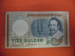 Billet PAYS BAS 10 GULDEN Du 23 Mars 1953 En SUP - 10 Florín Holandés (gulden)