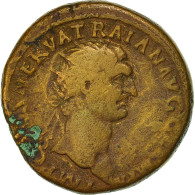Monnaie, Trajan, Dupondius, 101, Rome, TB+, Cuivre, RIC 428 - The Anthonines (96 AD Tot 192 AD)