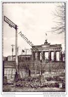 Berlin - Mauer - Brandenburger Tor - Foto-AK - Muro De Berlin