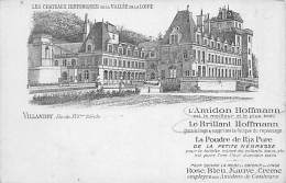 Thème  Broderie.Amidon Hoffmann .Fil.Tissus:   Château De Villandry   (voir Scan) - Sonstige & Ohne Zuordnung