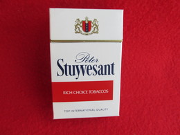 TOBACCO CIGARETTES CARDBOARD BOX PETER STUYVESANT EMPTY - Schnupftabakdosen (leer)