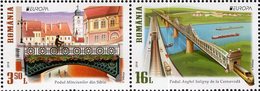 Romania - 2018 - Europa CEPT - Bridges - Mint Stamp Set - Unused Stamps