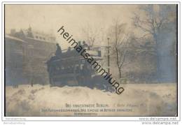 Berlin-Kreuzberg - Eingeschneit - Foto-AK Feb. 1907 - Kreuzberg