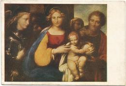 X3398 Benvenuto Tisi Detto Garofalo - Madonna Con Bambino E Santi - Dipinto Paint Peinture / Non Viaggiata - Pintura & Cuadros