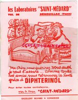 81-SENOUILLAC- RARE BUVARD LABORATOIRES SAINT MEDARD- VETERINAIRE- DIPHTERINOL POULE COQ VOLAILLE - P