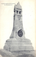 SOMME - 80 - CRECY EN PONTHIEU - Monument  Jean De Luxembourg - Crecy En Ponthieu