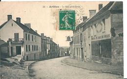 [95] Val D'Oise > ARTHIES  - La Rue Principale - Publicité "chocolat Menier" - Arthies