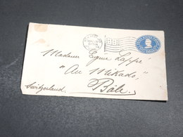 ETATS UNIS - Entier Postal De New Bedfort Pour La Suisse En 1906 - L 20049 - 1901-20