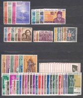 Indonesia Mint Hinged Several Complete Sets Including Asia Sport Games Complete Issue Of 24 Stamps - Indonésie