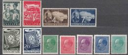 Bulgaria 1940 Mi#389-390 And Mi#391-394 And Some Additional Stamps, Mint Never Hinged - Ongebruikt