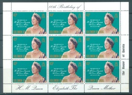 SOLOMON ISLANDS - MNH/** - 1980 - MINISHEET ELIZABETH II - Yv 410 - Lot 17551 - LIITLE FOLDED - @ PRICE OF A BLOC OF 4 - Isole Salomone (...-1978)