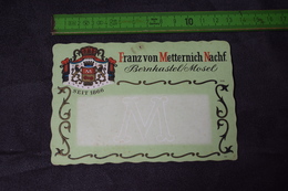 RARE Allemagne Germany Deutschland Franz Von Metternich Nacht Bernkastel / Mosel Vert - Riesling