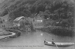 WOLFENSCHIESSEN → Ruderboot Mit Kinder Im Park Vom Hotel Eintracht, Ca.1915 - Wolfenschiessen