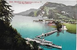 STANSSTAD  → Dampfschiff Beim Passieren Der Drehbrücke Anno 1912 - Stans