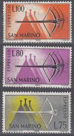 SAN MARINO - 1965/1966 - Serie Completa Nuova MNH Yvert Espresso 25/27, 3 Valori, Come Da Immagine. - Timbres Express