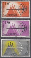 SAN MARINO - 1965/1966 - Serie Completa Nuova MNH Yvert Espresso 25/27, 3 Valori, Come Da Immagine. - Express Letter Stamps