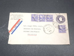 ETATS UNIS - Entier Postal + Complément De New Orléans Pour La France En 1948 - L 20146 - 1941-60