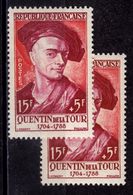 VARIETE  N 1110 **  -  1 TB NUANCE DE COULEUR SUR COIFFE - ROUGE FONCE OU LIE DE VIN - TRES VISIBLE AU SCANN - RRR !!!! - Unused Stamps