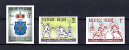 1963   Belgique, Escrimeurs De St Michel, 1246 / 1248** Non Dentelé (tirage 300), Prix 39 € - Other & Unclassified