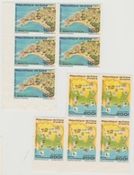 Côte D'Ivoire Ivory Coast 1992 NON DENTELES IMPERF Sites Touristiques Touristic Places RARE ! - Côte D'Ivoire (1960-...)