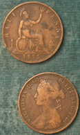 M_p> Gran Bretagna Half Penny 1875 Bella Conservazione - C. 1/2 Penny