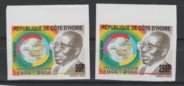 Côte D'Ivoire Ivory Coast 2006 IMPERF NON DENTELES Leopold Sedar Senghor Sénégal President MNH** - Andere & Zonder Classificatie