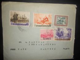 San Marin Lettre De 1958 Pour Castres - Covers & Documents