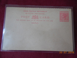 STE LUCIE Possession Britannique..Entier Postal - Sonstige - Ozeanien