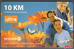 Bosnia Sarajevo - ULTRA PREPAID CARD (recharge) 10 KM Typ II - Bosnia