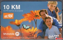 Bosnia Sarajevo - ULTRA PREPAID CARD (recharge) 10 KM Typ III - Bosnien