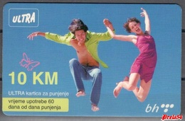 Bosnia Telecom Sarajevo - ULTRA PREPAID CARD (recharge) 10 KM - Bosnien