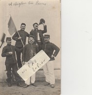 ANGLARS - Militaires Qui Posent   ( Carte-photo )     Rare - Autres & Non Classés