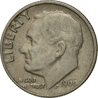 Monnaie, États-Unis, Roosevelt Dime, Dime, 1966, U.S. Mint, Philadelphie, TTB - 1946-...: Roosevelt