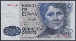 ESPAÑA 1979 - BILLETE SIN CIRCULAR - 500 PESETAS - [ 4] 1975-… : Juan Carlos I