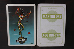 Playing Cards / Carte A Jouer / 1 Dos De Cartes Avec Publicité / Joker - The World Joker .- Martini  Dry - Sonstige & Ohne Zuordnung