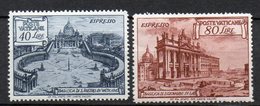 1949 Vaticano Basiliche Espressi N. E11 - 12 INTEGRI MNH** Sassone 100 Euro - Exprès