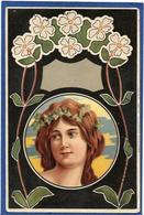 CPA Art Nouveau Femme Girl Women Circulé - Lessieux