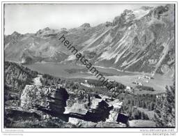 Sils Im Engadin - Blick Von Marmore Auf Silersee Und Piz Lagrev - Foto-AK Grossformat - Sils Im Engadin/Segl