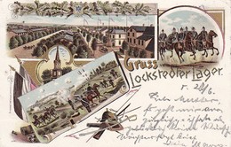 AK Gruss Vom Lockstedter Lager - Litho - 1898 (35734) - Hohenlockstedt