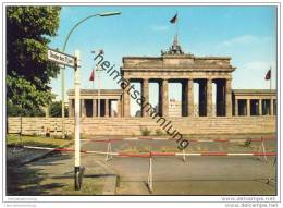 Berlin - Brandenburger Tor Mit Mauer - Foto-AK Grossformat - Berlijnse Muur